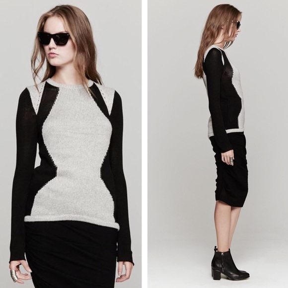 HELMUT LANG - Obstructed Borders Sweater, P - Picture 4 of 5